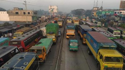 ভোগান্তির কারণ হতে পারে কুমিল্লা অংশের যানজট