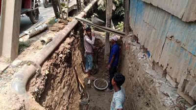 এখনও চলছে কাজ তবে বিলের সব টাকা পরিশোধ করে দেওয়া হয়েছে