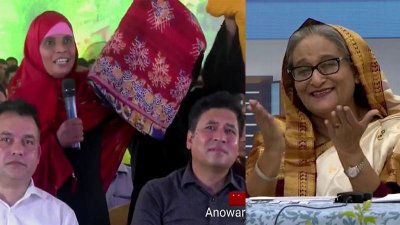 ভিডিও কনফারেন্সে প্রধানমন্ত্রীর সঙ্গে কথা বলছেন রহিমা