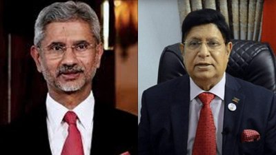 এস জয়শঙ্কর ও এ কে আব্দুল মোমেন (ফাইল ফটো)
