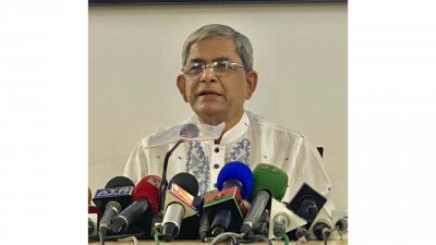 সরকারের পদত্যাগ ছাড়া নির্বাচনে যাওয়ার প্রশ্নই ওঠে না: মির্জা ফখরুল