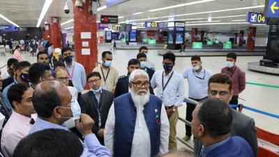 হযরত শাহজালাল বিমানবন্দরে পরিদর্শন করেন সালমান এফ রহমান