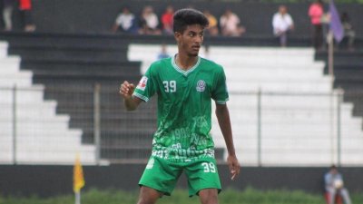 মোহামেডান মিডফিল্ডার শেখ মোরছালিন
