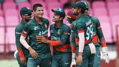ওয়েস্ট ইন্ডিজকে উড়িয়ে সিরিজ বাংলাদেশের
