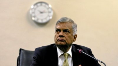 রনিল বিক্রমাসিংহে। ছবি- রয়টার্স