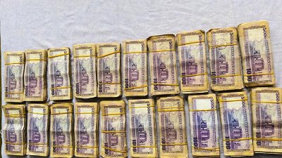 মাটির নিচ থেকে উদ্ধার হওয়া টাকা