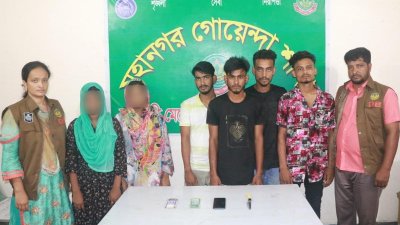 গ্রেফতারকৃত ছয় জন