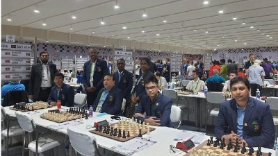 ৪৪তম ফিদে দাবা অলিম্পিয়াডে বাংলাদেশের দারুণ শুরু