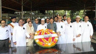 বঙ্গবন্ধুর প্রতিকৃতিতে নতুন ১১ অতিরিক্ত বিচারপতির শ্রদ্ধা 