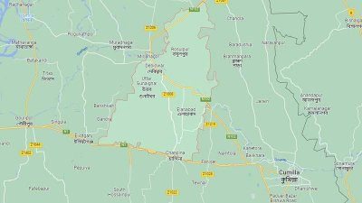 দেবিদ্বার উপজেলা ম্যাপ