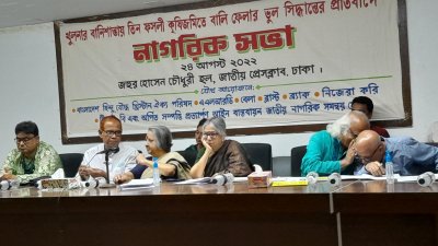উন্নয়নের লক্ষ্য হবে জনস্বার্থ, মানবাধিকার ও জনকল্যাণ: সুলতানা কামাল