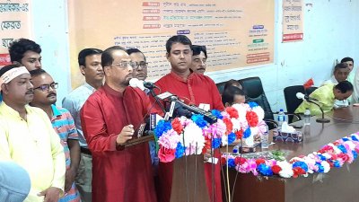 বক্তৃতা করছেন জাপা চেয়ারম্যান জিএম কাদের