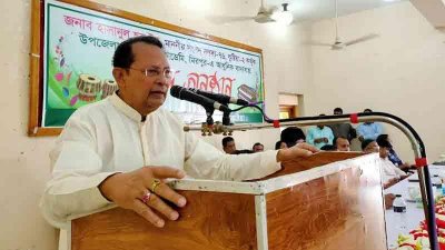 জাতীয় সমাজতান্ত্রিক দলের সভাপতি হাসানুল হক ইনু