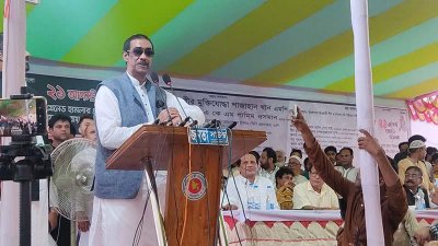 টাঙ্গাইলের জনসভায় শামীম ওসমান