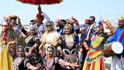 রাজস্থানে প্রধানমন্ত্রী শেখ হাসিনা (ছবি: ফোকাস বাংলা)