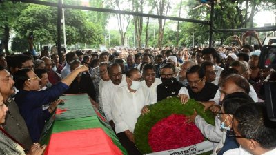 সৈয়দা সাজেদা চৌধুরীর প্রতি আওয়ামী লীগ নেতাদের শ্রদ্ধা