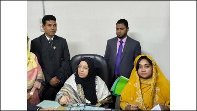 দম্পতির বিরোধ নিষ্পত্তি করেছেন বিচারপতি