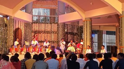 মহালয়ার ভোরে ‘স্তোত্র’ পাঠের মাধ্যমে শুরু হলো দুর্গাপূজার প্রস্তুতি পর্ব