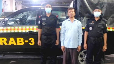 র‍্যাবের অভিযানে গ্রেফতার মো. ইকবাল হোসেন