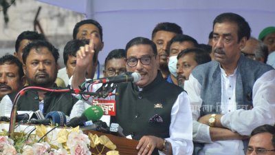 সড়ক পরিবহন ও সেতুমন্ত্রী ওবায়দুল কাদের