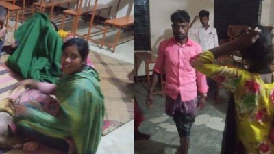 আশ্রয়কেন্দ্রে মানুষ