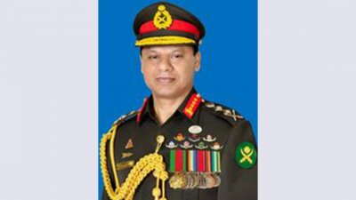 সেনাবাহিনী প্রধান জেনারেল এস এম শফিউদ্দিন আহমেদ