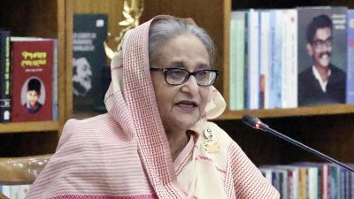 প্রধানমন্ত্রী শেখ হাসিনা (ফোকাস বাংলা)