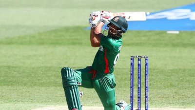 শান্ত খেলেছেন ৭১ রানের ইনিংস। ছবি: টুইটার