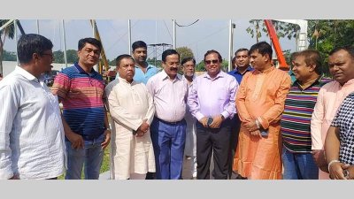 যুবলীগের মহাসমাবেশ: সোহরাওয়ার্দী উদ্যান পরিদর্শনে নেতারা