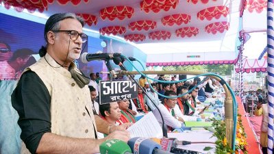 রংপুরে যুবলীগের সমাবেশে শেখ ফজলে শামস পরশ