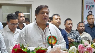 ক্রীড়া প্রতিমন্ত্রী জাহিদ আহসান রাসেল, ফাইল ছবি।