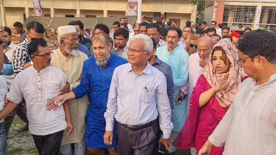 অনুমতির পর সমাবেশস্থল পরিদর্শন করেন বিএনপির নেতারা