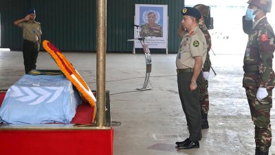 দক্ষিণ সুদানে মৃত্যুবরণকারী শান্তিরক্ষীর নামাজে জানাজা অনুষ্ঠিত