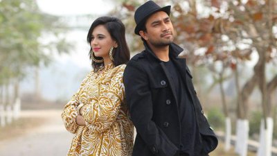 একটি নাটকের দৃশ্যে সাবিলা ও জোভান