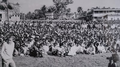 যশোরে স্বাধীন বাংলার প্রথম জনসভা