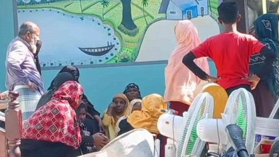 সাজ্জাদ হোসেনের করা নতুন বাড়িতে স্বজনদের আহাজারি