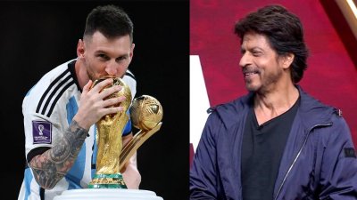 লিওনেল মেসি ও শাহরুখ খান