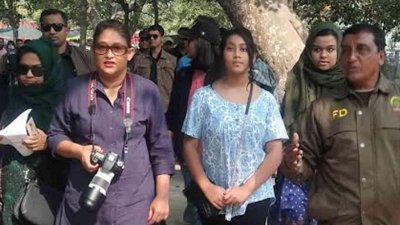 সুন্দরবনের করমজল বন্যপ্রাণী প্রজনন কেন্দ্র ও পর্যটন স্পট ঘুরে দেখেন প্রধানমন্ত্রী শেখ হাসিনার কন্যা সায়মা ওয়াজেদ পুতুল