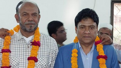 সভাপতি শেরগুল আহমেদ ও সাধারণ সম্পাদক রওনক আহমেদ