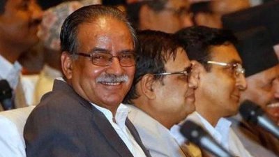 নেপালে তৃতীয়বারের মতো প্রধানমন্ত্রী হতে যাচ্ছেন প্রচণ্ড। ফাইল ছবি: এনডিটিভি