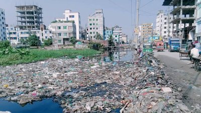 দখল কম, দূষণই বড় সমস্যা শ্যামপুর খালের