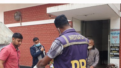 লাশ ময়নাতদন্তের জন্য ব্রাহ্মণবাড়িয়া ২৫০ শয্যা বিশিষ্ট জেনারেল হাসপাতালের মর্গে রাখা হয়েছে