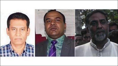 মাহবুবুর রহমান, জাহাঙ্গীর আলম ও নাহিদুজ্জামান নিশাদ
