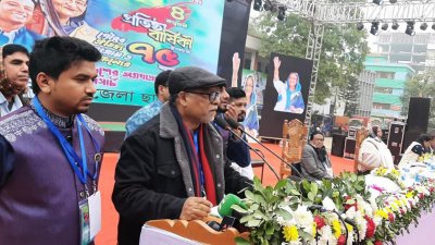 অনুষ্ঠানে বক্তব্য রেখেছেন স্বাস্থ্যমন্ত্রী জাহিদ মালেক