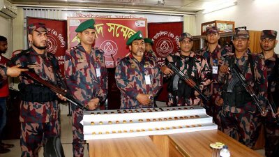 উদ্ধার হওয়া সোনা