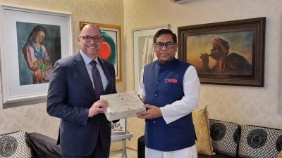 বিদ্যুৎ, জ্বালানি ও খনিজসম্পদ প্রতিমন্ত্রী নসরুল হামিদের সঙ্গে যুক্তরাষ্ট্রের রাষ্ট্রদূত পিটার হাস