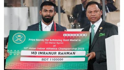 স্বর্ণপদকজয়ী ইমরানুরকে সম্মাননা দিলেন সেনাপ্রধান
