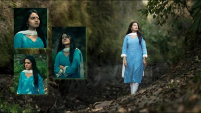 গানচিত্রের বিভিন্ন দৃশ্যে তাসনিয়া ফারিণ