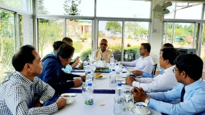 সভায় বক্তব্য রাখছেন পরিবেশ, বন ও জলবায়ু পরিবর্তন মন্ত্রী মো. শাহাব উদ্দিন