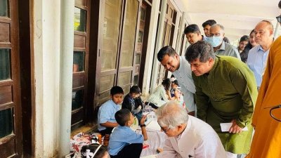 বঙ্গবন্ধুর জন্মবার্ষিকীতে ঢাবি ছাত্রলীগের উদ্যোগে শিশুদের চিত্রাঙ্কন প্রতিযোগিতার 